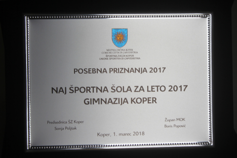 Priznanje sport 17-18