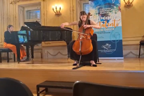 Izvrsten dosežek naše mlade violončelistke Lie Calcine