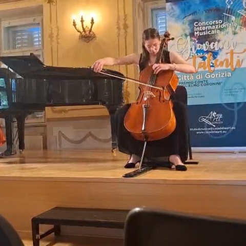 Izvrsten dosežek naše mlade violončelistke Lie Calcine