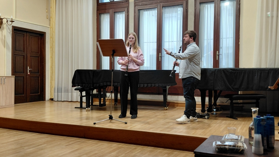 Seminar za klarinet pod umetniškim vodstvom Matica Kudra